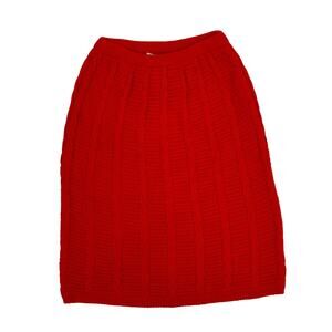100% Cotton, Petite Cable Knit Midi Skirt, Coquette Valentines Day, Pencil Skirt